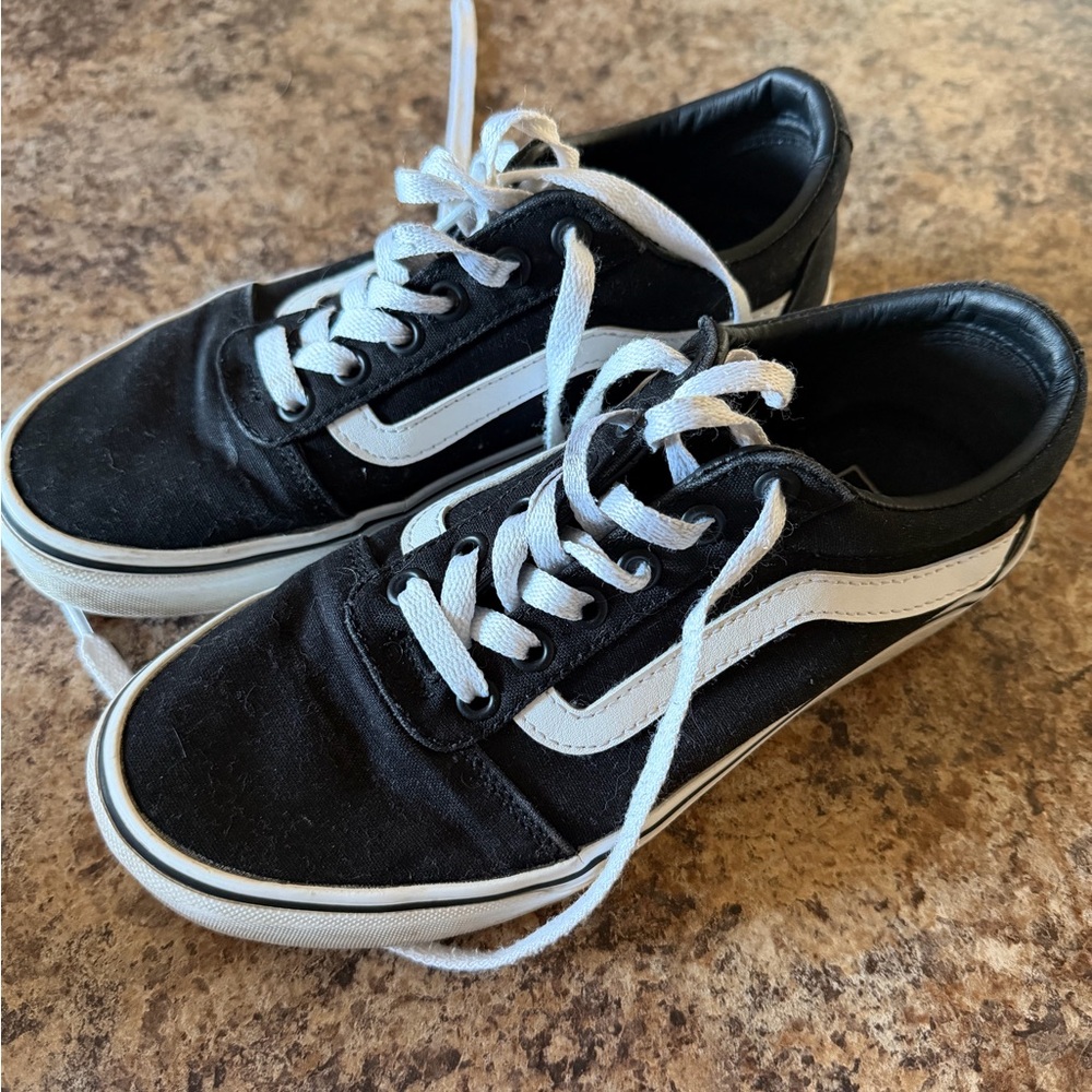 Vans Black and White Women's Sneakers